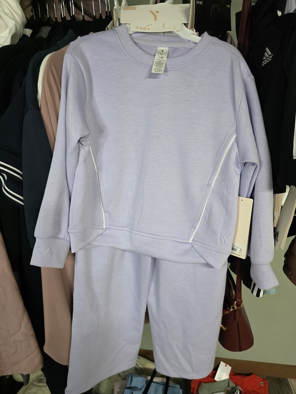 Yogalicious Kids Lavender Two-Piece Set